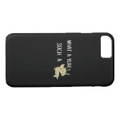 What A Fun Deer Moment Retro Style Case-Mate iPhone Case (Achterkant (Horizontaal))