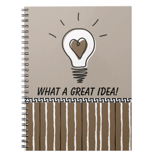 What A Great Idea! - Notebook Notitieboek (Voorkant)