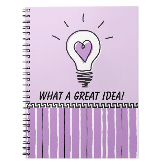 What A Great Idea! - Notebook Notitieboek (Voorkant)