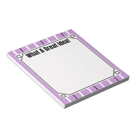 What a Great Idea! Notitieblok (Schuin)