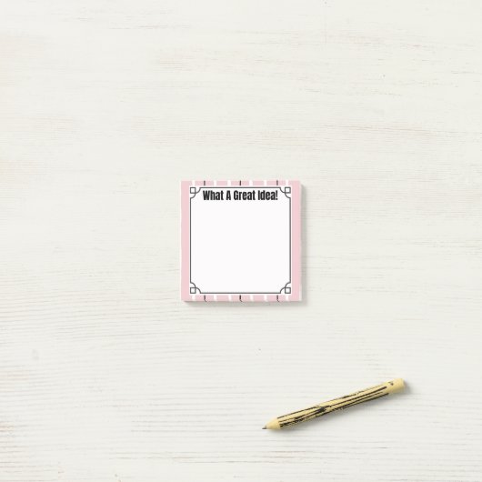 What A Great Idea! - Post-It Notes (Sur un bureau)