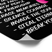 What Cancer Cannot Do - _ Awareness - Insration  Poster (Hoek)