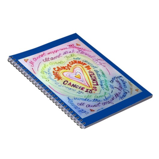 What Cancer Cannot Do Heart Journal Notebook (Côté Droit)