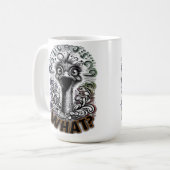 "What? Cute Ostrich" Mug (Devant gauche)
