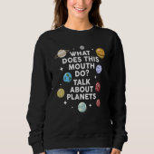 what does this mouth do talk about planets planets trui (Voorkant)