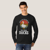 what does this mouth do talk ducks ducks Duck T-shirt (Voorkant volledig)