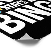 What Happens At BingoStays At Bingo Funny Lucky Poster (Hoek)