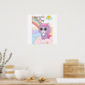 what I do What I say wall art Poster (Keuken)