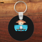 What If Im Not Silly Enough Goose Funny Silly Goos Sleutelhanger (Voorkant)