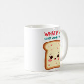 What If We Kissed Under a Toast Funny Mug (Devant droit)