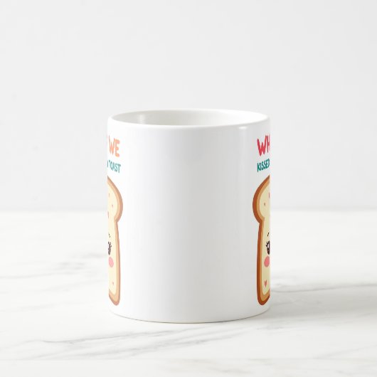 What If We Kissed Under a Toast Funny Mug Koffiemok (Center)