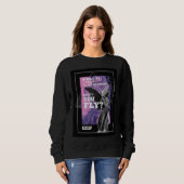 What If You Fly Motivational Typography sweatshirt (Devant entier)