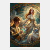 What If Your Cat Was Human Art Plaque – (Recto)