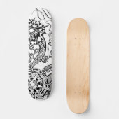 What is happening skateboard with doodle art (Recto)
