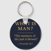 WHAT IS MAN – Bro Scott Memorial Acrylic Keychain (Voorkant)