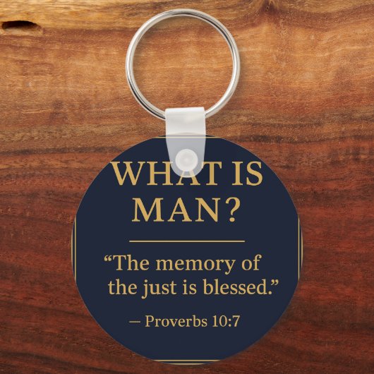 WHAT IS MAN – Bro Scott Memorial Acrylic Keychain (Voorkant)