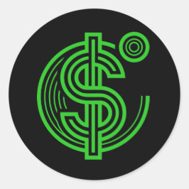 What Is Money Ronde Sticker