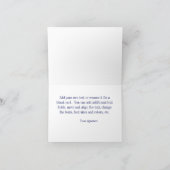 What Navy 3 Initial Vine Script Monogram B&G do-it (Intérieur)
