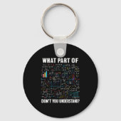 What Part Of Don't You Understand _ Funny Math Tea Sleutelhanger (Voorkant)