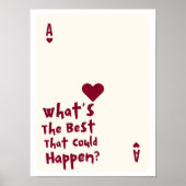 What’s Best That Could Happen Inspirational Poster (Devant)