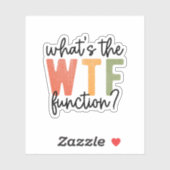 What’s the Function? – ABA, Special Ed Teacher Sticker (Vel)