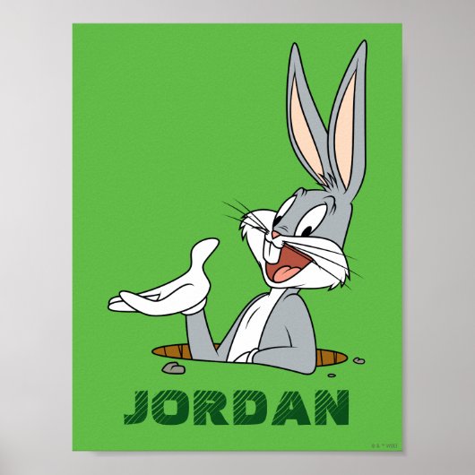 WHAT’S UP DOC?™ BUGS BUNNY™ Rabbit Hole Poster (Voorkant)