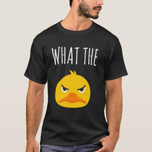 What The Duck Duck Morning Grouch Coffee Rubber Du T-shirt (Voorkant)
