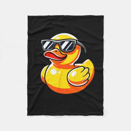 What The Duck Owner I Love Ducks Lover Funny Rubbe Fleece Deken (Voorkant)