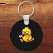 What The Duck Owner I Love Ducks Lover Funny Rubbe Sleutelhanger (Voorkant)