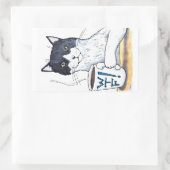 What The Feline grands autocollants (Sac)