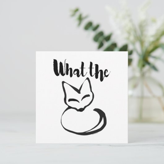 What the FOX!? (Staand voorkant)