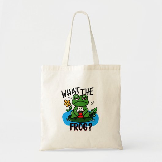 What the frog? tote bag (Voorkant)