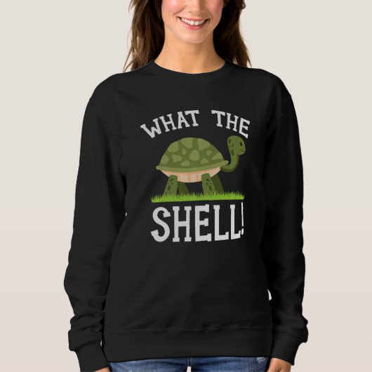What The Shell Turtle Tortoise Marine Biology 1 Trui (Voorkant)