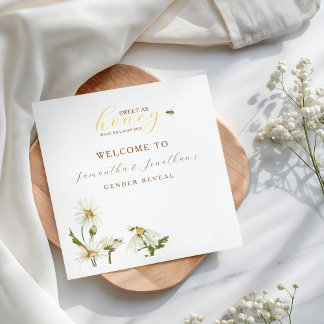 What Will Baby Be Gender Reveal Napkin Servet