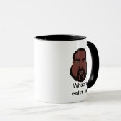 Whatcha Eatin’ Sur Gag Cadeau Café Mug (Devant droit)
