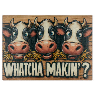 Whatcha Makin Koeien snijplank