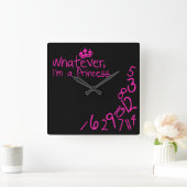 Whatever, I'm a Princess Vierkante Klok (Huis)