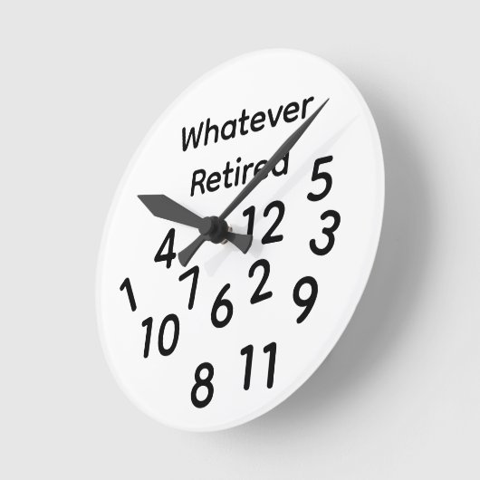 Whatever Retired Ronde Klok (Hoek)