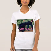 Whatever Roze Graffiti Shirt, Gewijzigde Kunst, Me T-shirt (Voorkant)