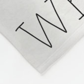 Whatevs, grappige mode vlootsdeken fleece deken (Hoek)