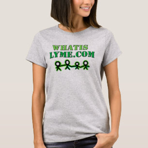 whatislyme.com Logo Lyme-ziektebewustzijnsshirt T-shirt
