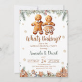 What's Baking Gingerbread Gender Reveal Kaart (Voorkant)