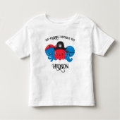 "What's Kraken" Octopus Pirate Verjaardag van kind Kinder Shirts (Voorkant)