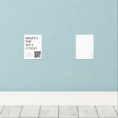 What's the WiFi Code? | QR Code Scan to Connect  (Parquet)
