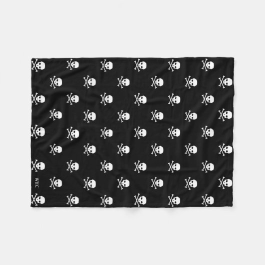 WHC - Couverture de bébé d'ouatine de crâne (Devant (Horizontal))