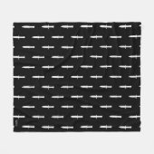 WHC - Dagger Fleece Blanket Deken (Voorkant (Horizontaal))