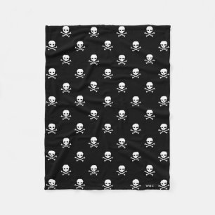 WHC - Skull Fleece Baby Blanket