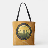 Wheat and Centennial Print Bag Tote Bag (Achterkant)