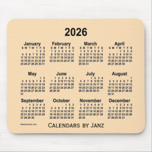 Wheat Calendar 2026 van Janz Muismat