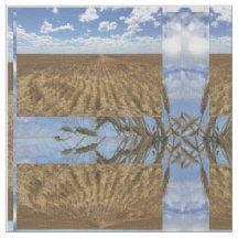 Wheat field and stock block Patroon fabric